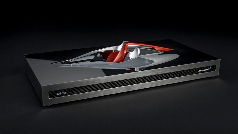 Illustration for article titled McLaren's Giving A Little Sculpture To Its Center-Seat Supercar Buyers For Waiting Until 2019